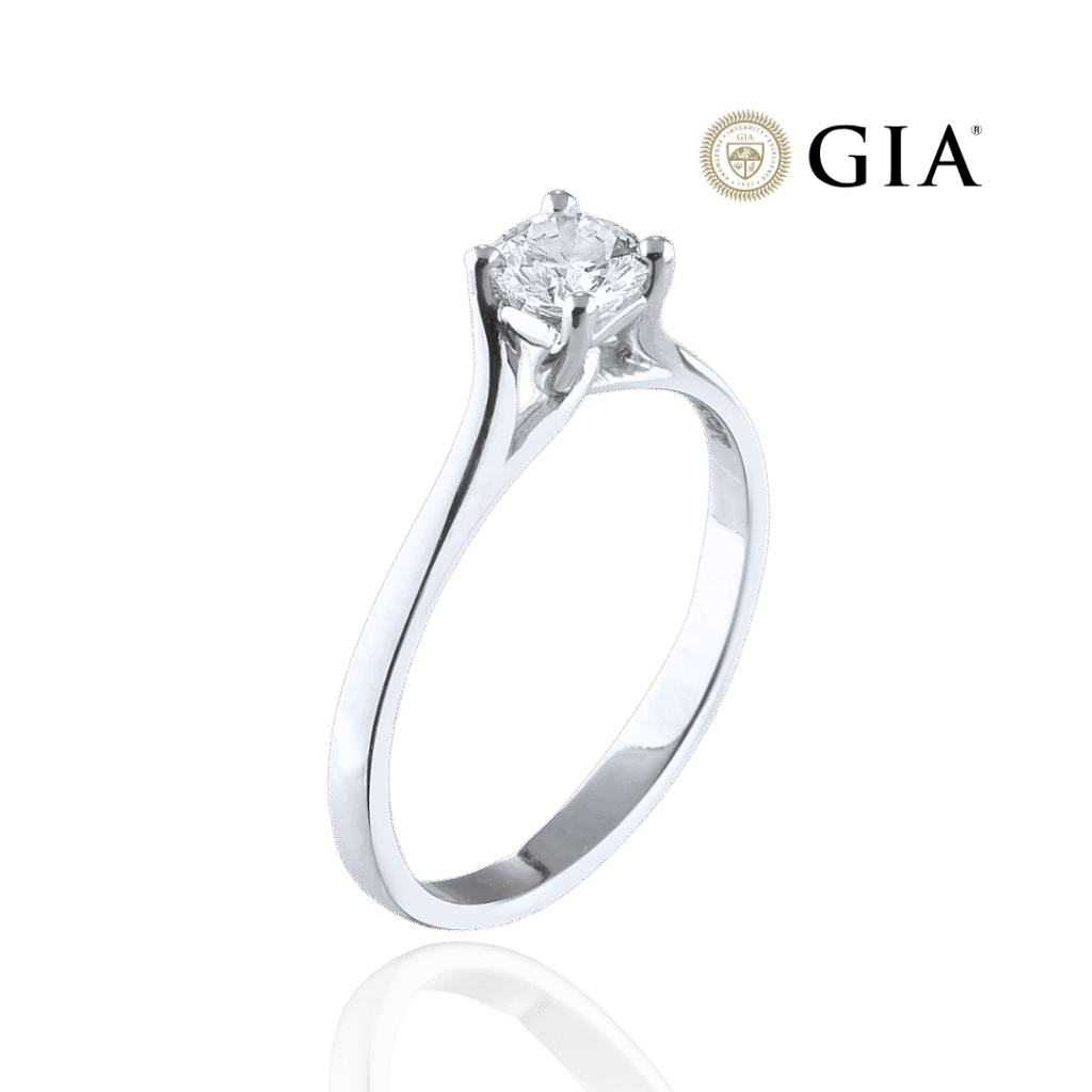 Μονόπετρο 0.45ct Πιστοποίηση GIA