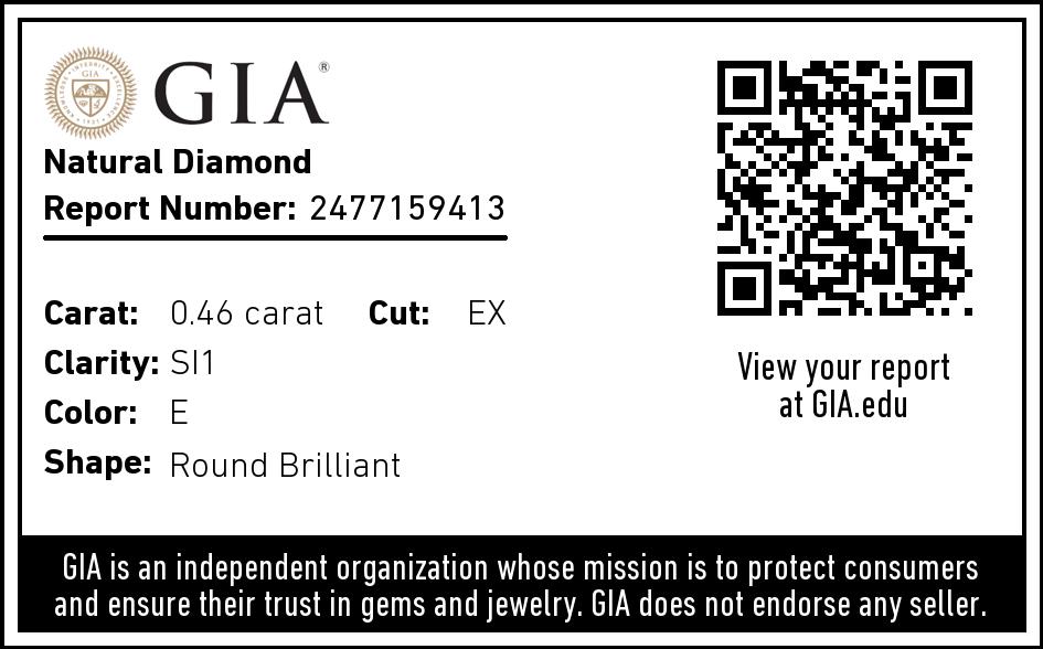 Μονόπετρο 0.46ct Πιστοποίηση GIA - Image 7