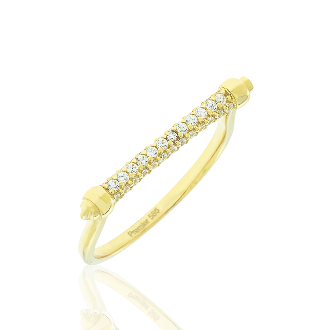 Horse Lock Promise Ring K14