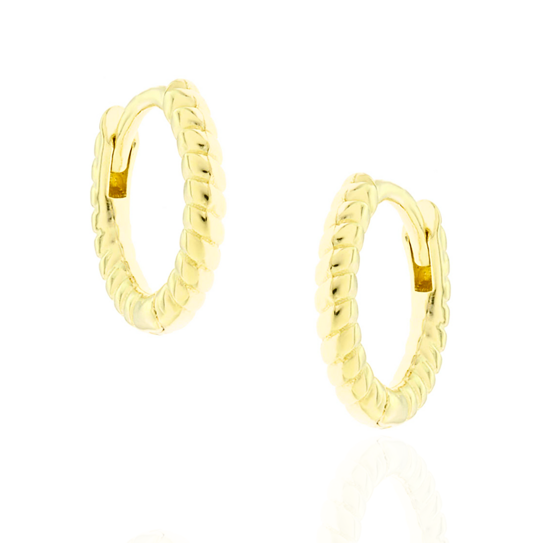 Small Gold Hoops 14K