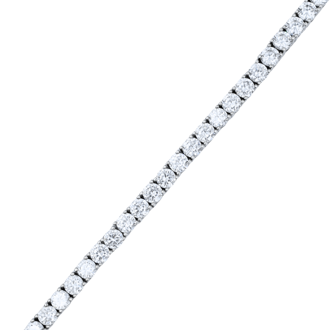 Celestia – Tennis Bracelet in 925 Sterling Silver with White Zirconia - Image 2