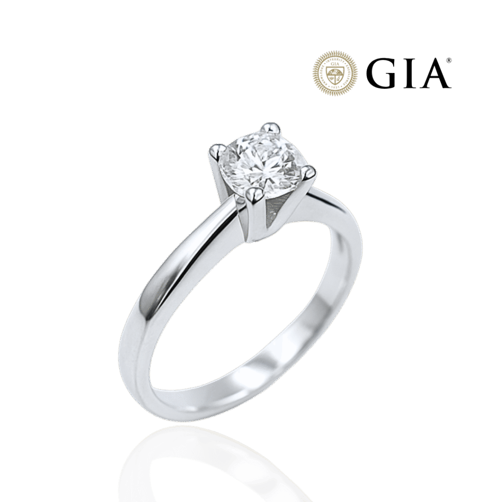 Engagement Ring 0.50ct GIA Certified