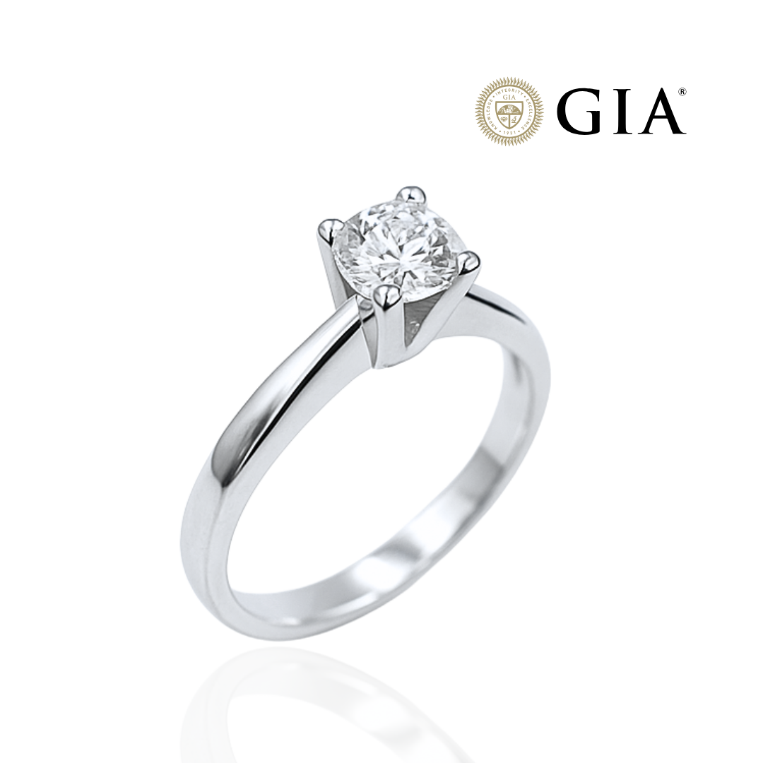 Engagement Ring 0.50ct GIA Certified