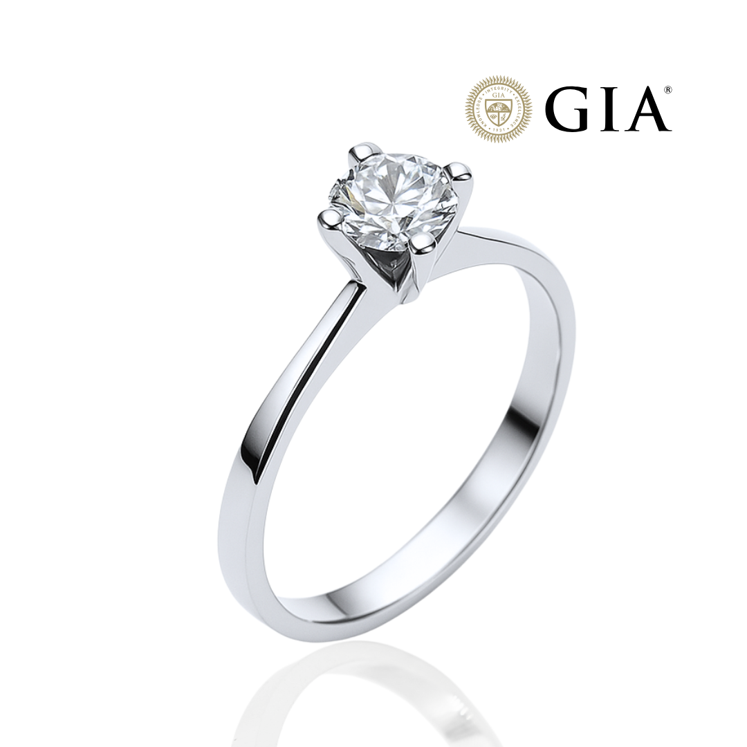 Mονόπετρο 0.35 ct Πιστοποίηση GIA