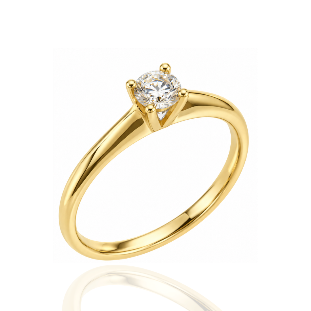 Μονόπετρο Χρυσό 18Κ Διαμάντι 0.22ct | MONOΓΥΙΟΣ 1952