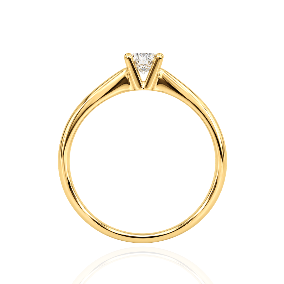 Μονόπετρο Χρυσό 18Κ Διαμάντι 0.22ct | MONOΓΥΙΟΣ 1952 - Image 4