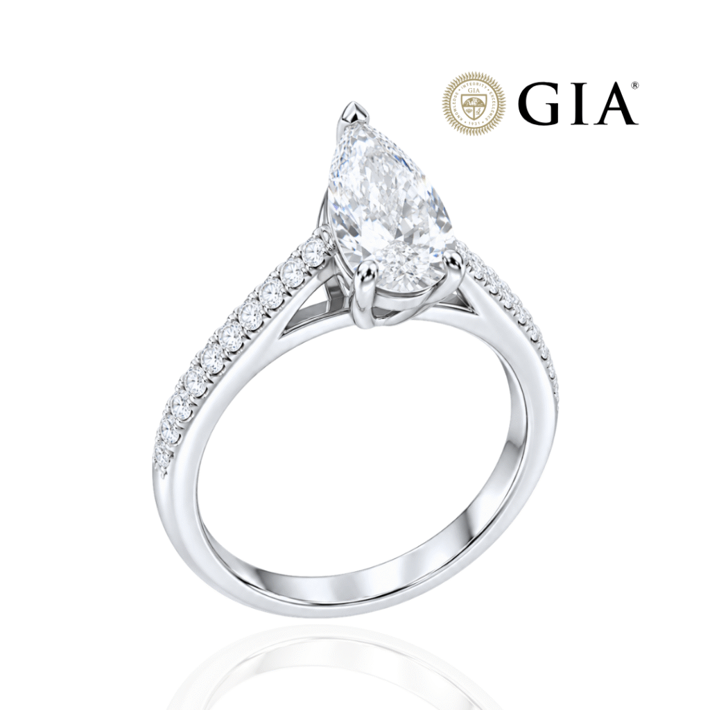 Μονόπετρο Δάκρυ 0.60ct Πιστοποίηση GIA