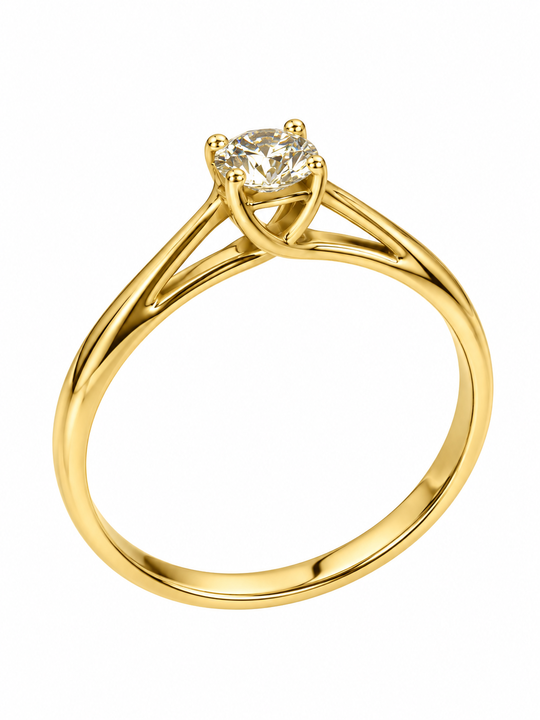 Μονόπετρο Χρυσό 18Κ με Διαμάντι 0.22ct | ΜΟΝΟΓΥΙΟΣ 1952