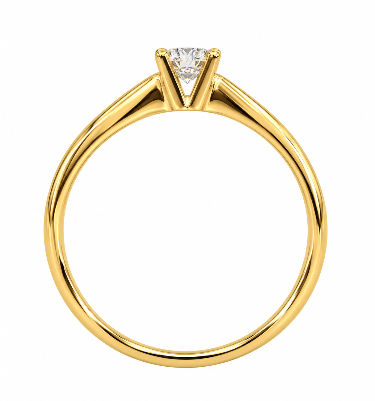Μονόπετρο Χρυσό 18Κ Διαμάντι 0.22ct | MONOΓΥΙΟΣ 1952 - Image 2